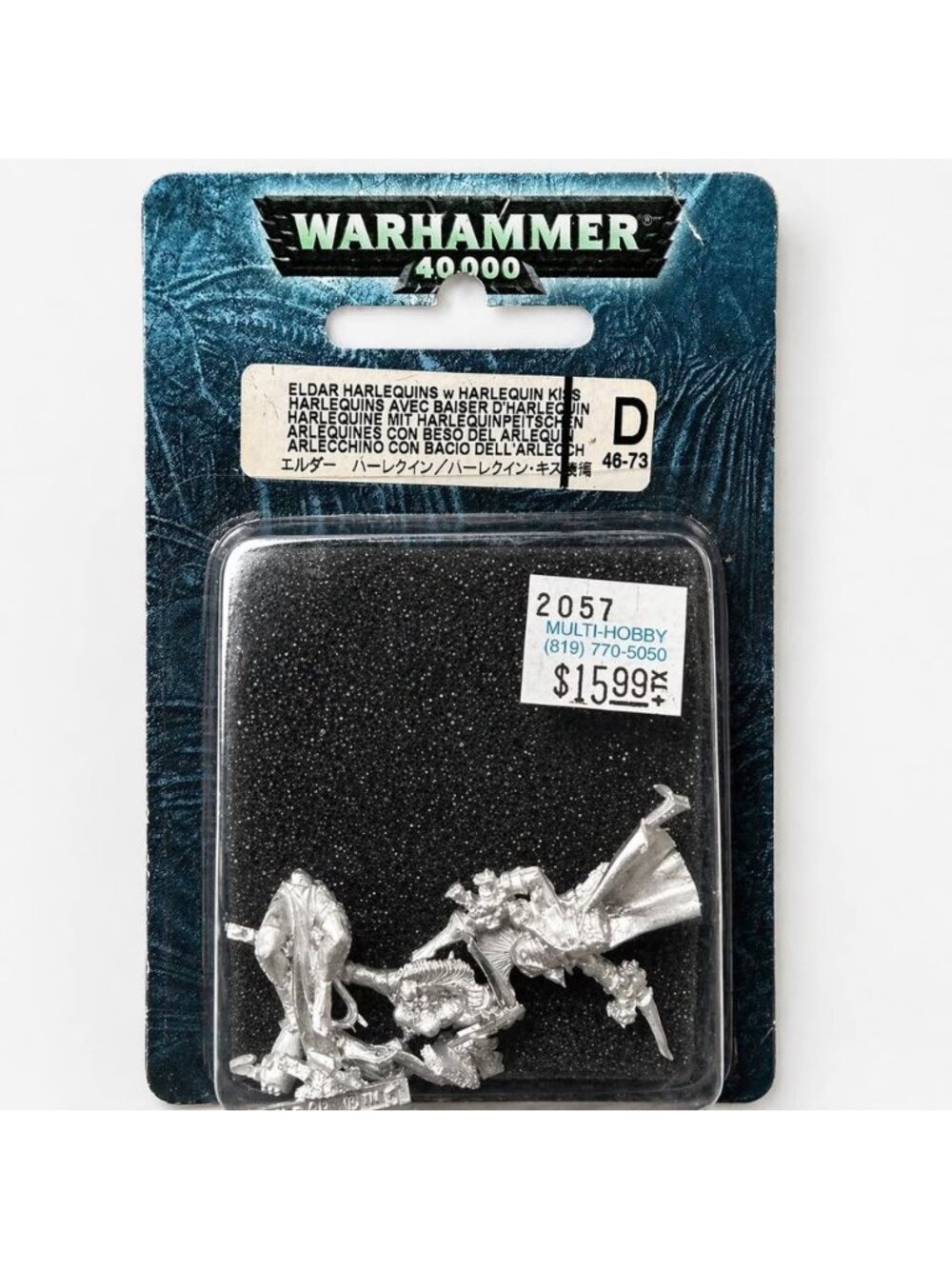 Warhammer 40K Eldar Harlequins Metal Miniatures (Blister Pack Sealed)